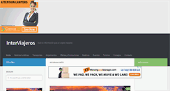 Desktop Screenshot of interviajeros.com