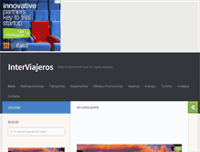 Tablet Screenshot of interviajeros.com